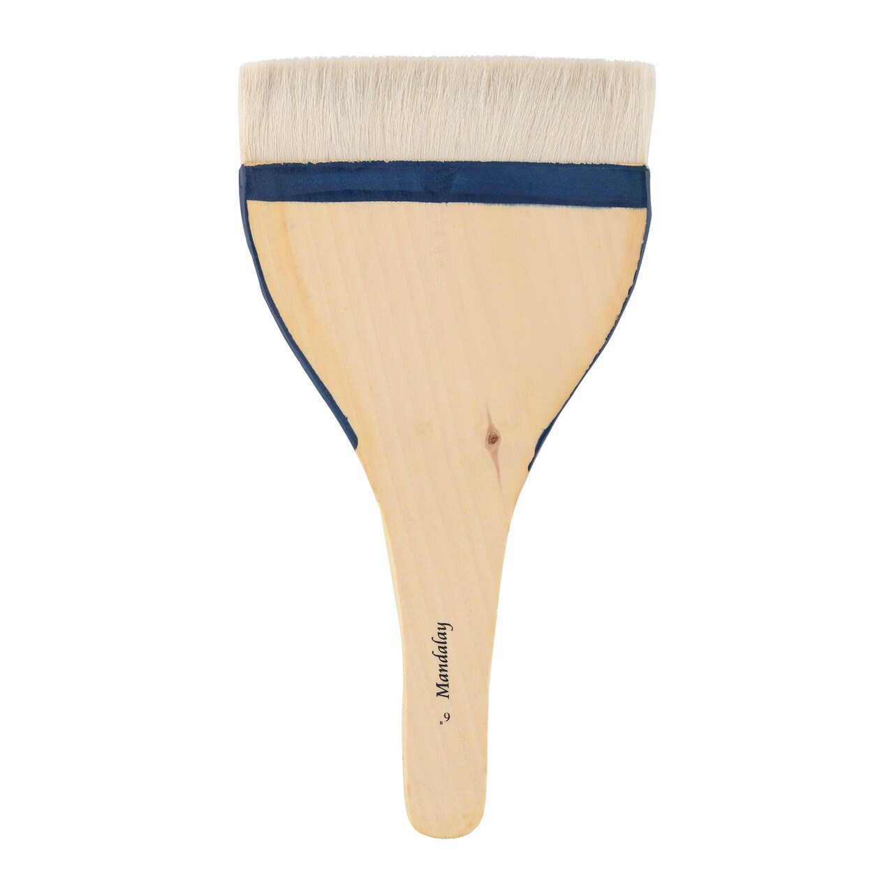 Creative Mark Mandalay Professional Goat Hair Hake Brush - Wide Paint Brushes with Paddle Handle for Professional Artists - Soft Natural Bristles Ideal for Sumi-e and Color Washes